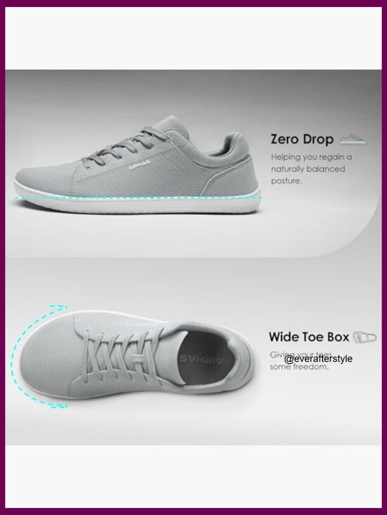Lightweight Walking Shoes Wide Toe Box Flexible Zero Drop Sneakers main image 7
